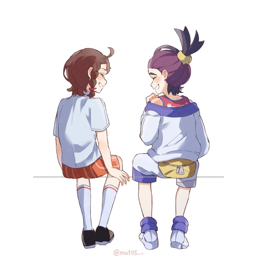 kieran and juliana (pokemon and 1 more) drawn by mut05