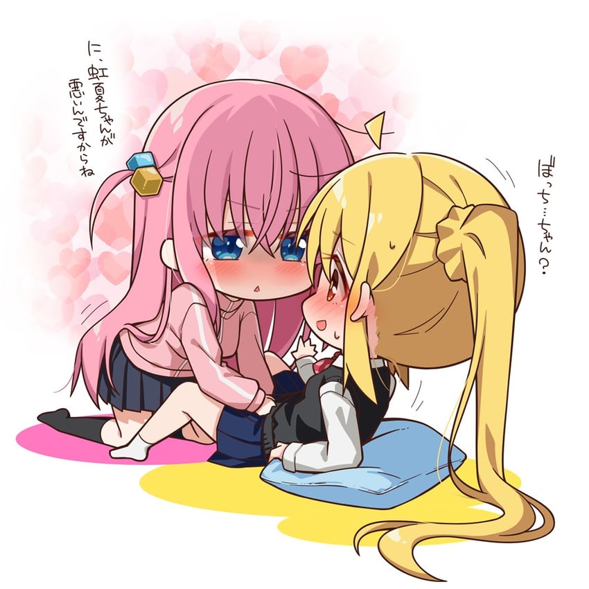 gotoh hitori and ijichi nijika (bocchi the rock!) drawn by chika_(06chimika13)