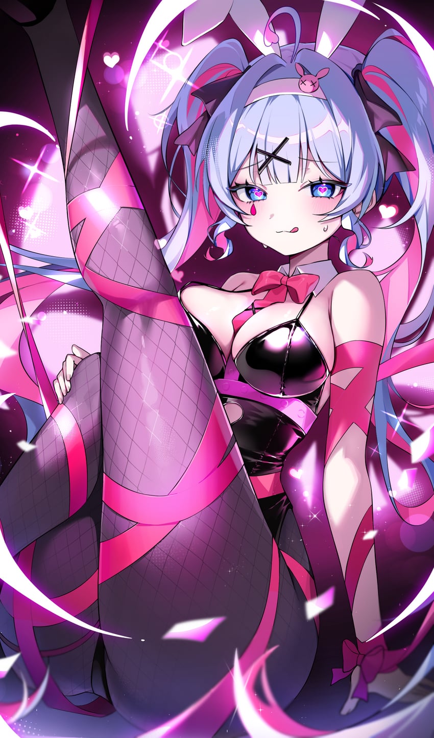 hatsune miku (vocaloid and 1 more) drawn by nyaruin