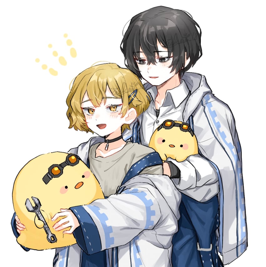 sinclair and yi sang (project moon and 1 more) drawn by upi_(ukn18pkanother)