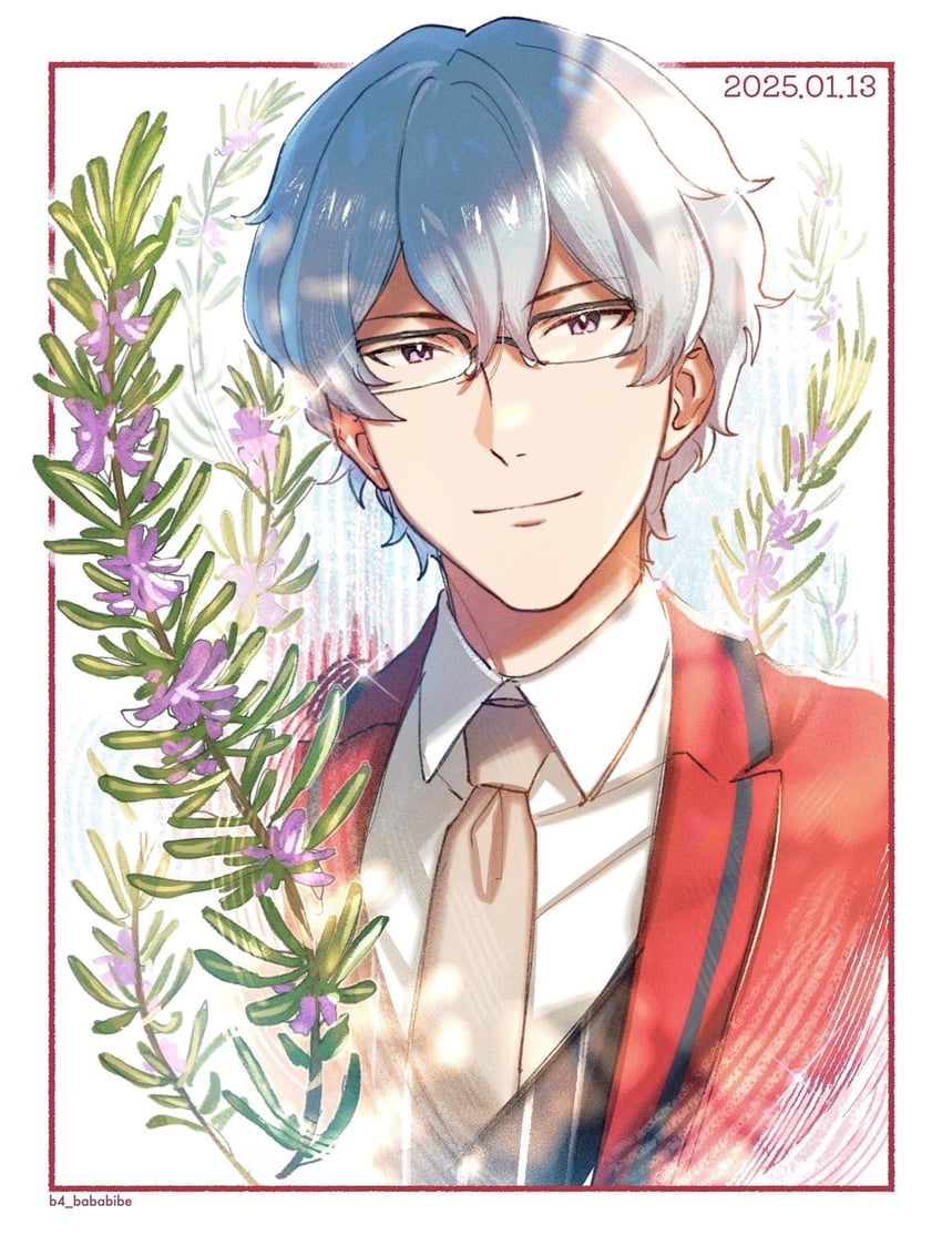 hazama michio (idolmaster and 1 more) drawn by b4_bababibe