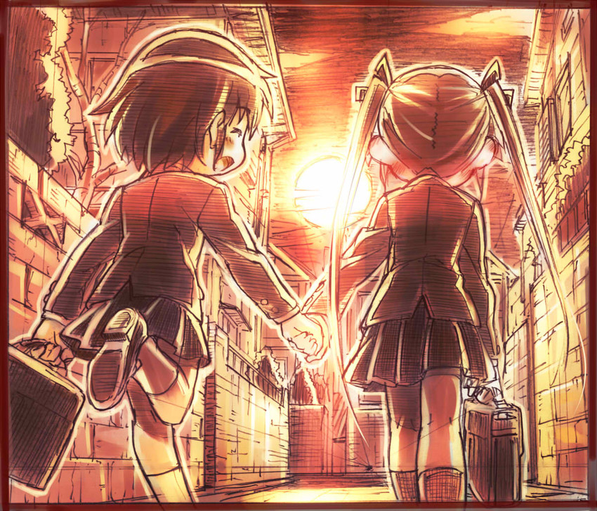 sonya and oribe yasuna (kill me baby) drawn by sakino_shingetsu
