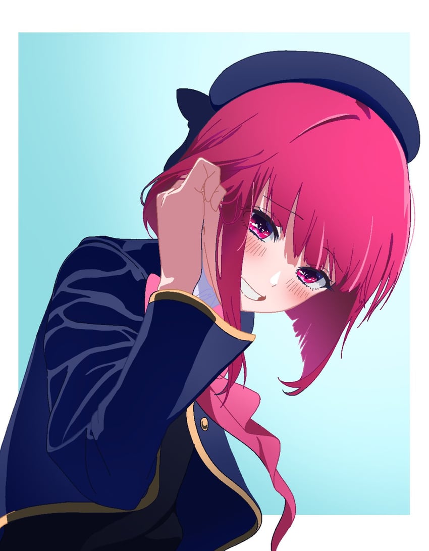 arima kana (oshi no ko) drawn by chika_(user_eymr7558)