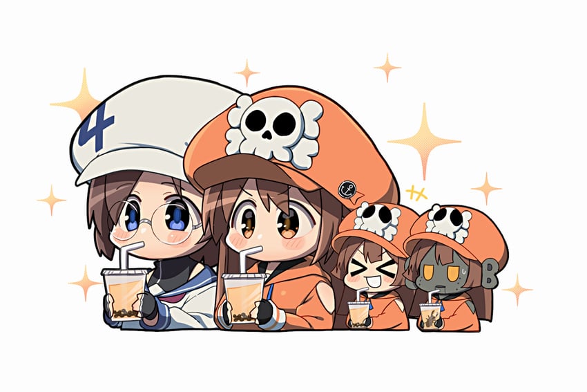 may, april, and robo-may (guilty gear and 1 more) drawn by itsuka_neru