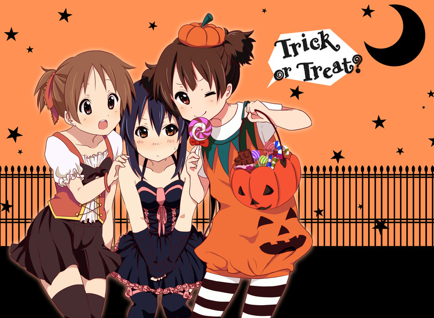 nakano azusa, hirasawa ui, and suzuki jun (k-on!) drawn by nikkezyoruno