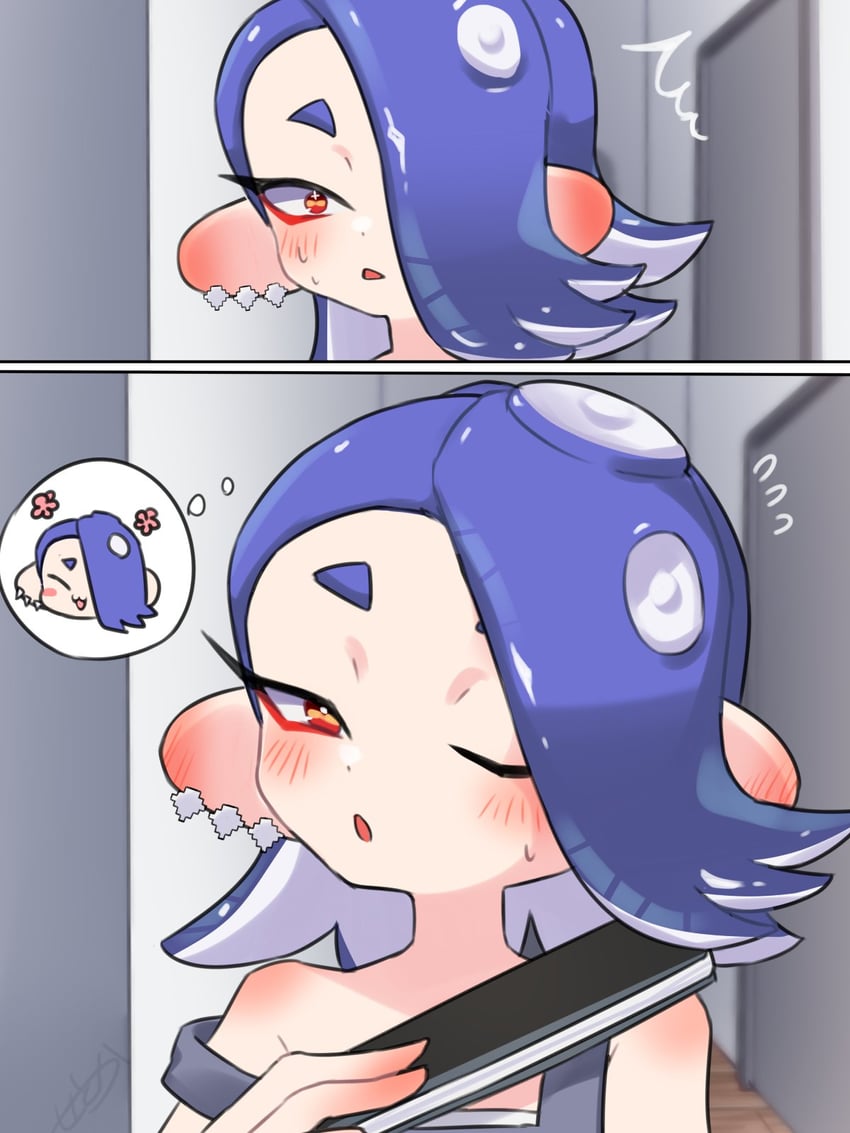 shiver (splatoon and 1 more) drawn by amakusa_setoka