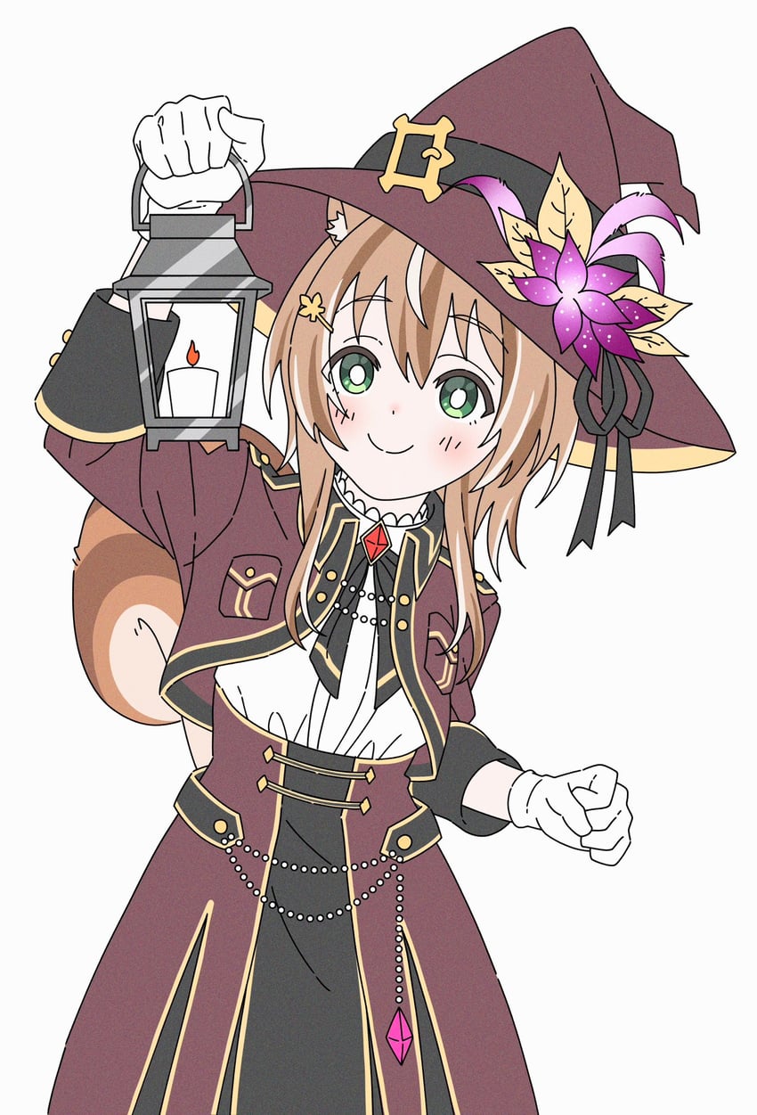 ayunda risu (hololive and 1 more) drawn by flower_035
