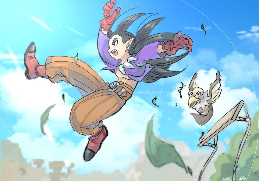 sidoh and chimaera (dragon quest and 1 more) drawn by doofuf