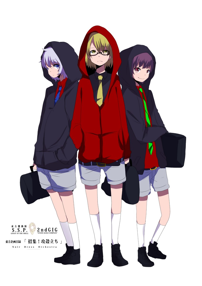 lunasa prismriver, merlin prismriver, and lyrica prismriver (touhou and 2 more) drawn by pun2