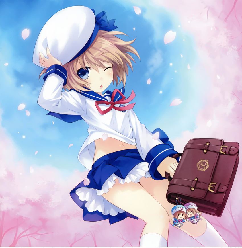 blanc, rom, and ram (neptune and 1 more) drawn by tsunako