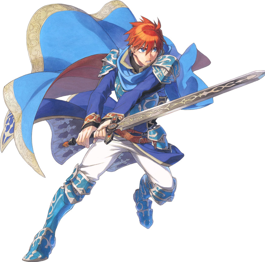 eliwood (fire emblem and 2 more) drawn by miyuu