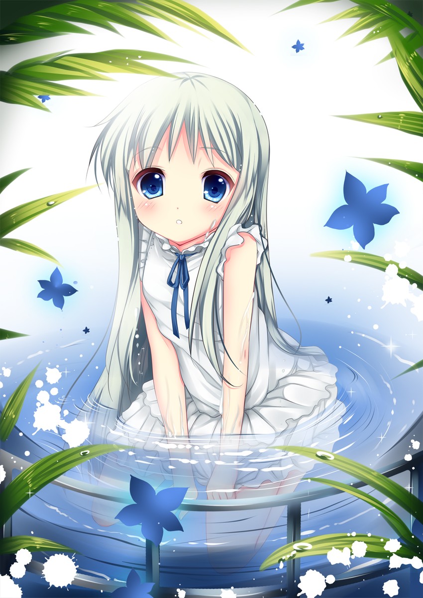 honma meiko (ano hi mita hana no namae wo bokutachi wa mada shiranai.) drawn by usagihime