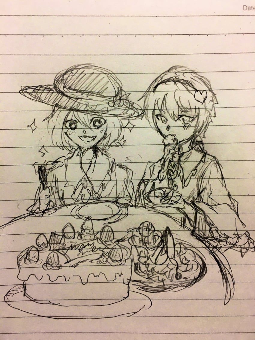 komeiji koishi and komeiji satori (touhou) drawn by rokki_hero