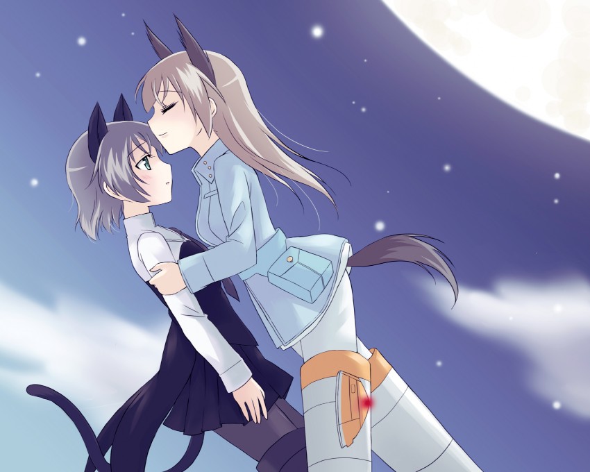 sanya v. litvyak and eila ilmatar juutilainen (world witches series and 1 more) drawn by kanata_(sentiment)