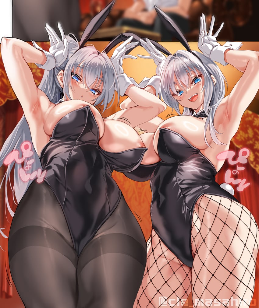 makino cassia and makino lilliana (jogakkou de otoko hitori na node kousoku de seiyoku no hakeguchi ni sareru nichijou) drawn by cle_masahiro