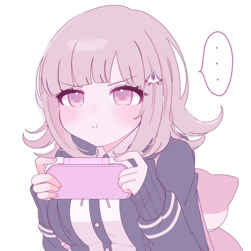 nanami chiaki (danganronpa and 2 more) drawn by chi_gu