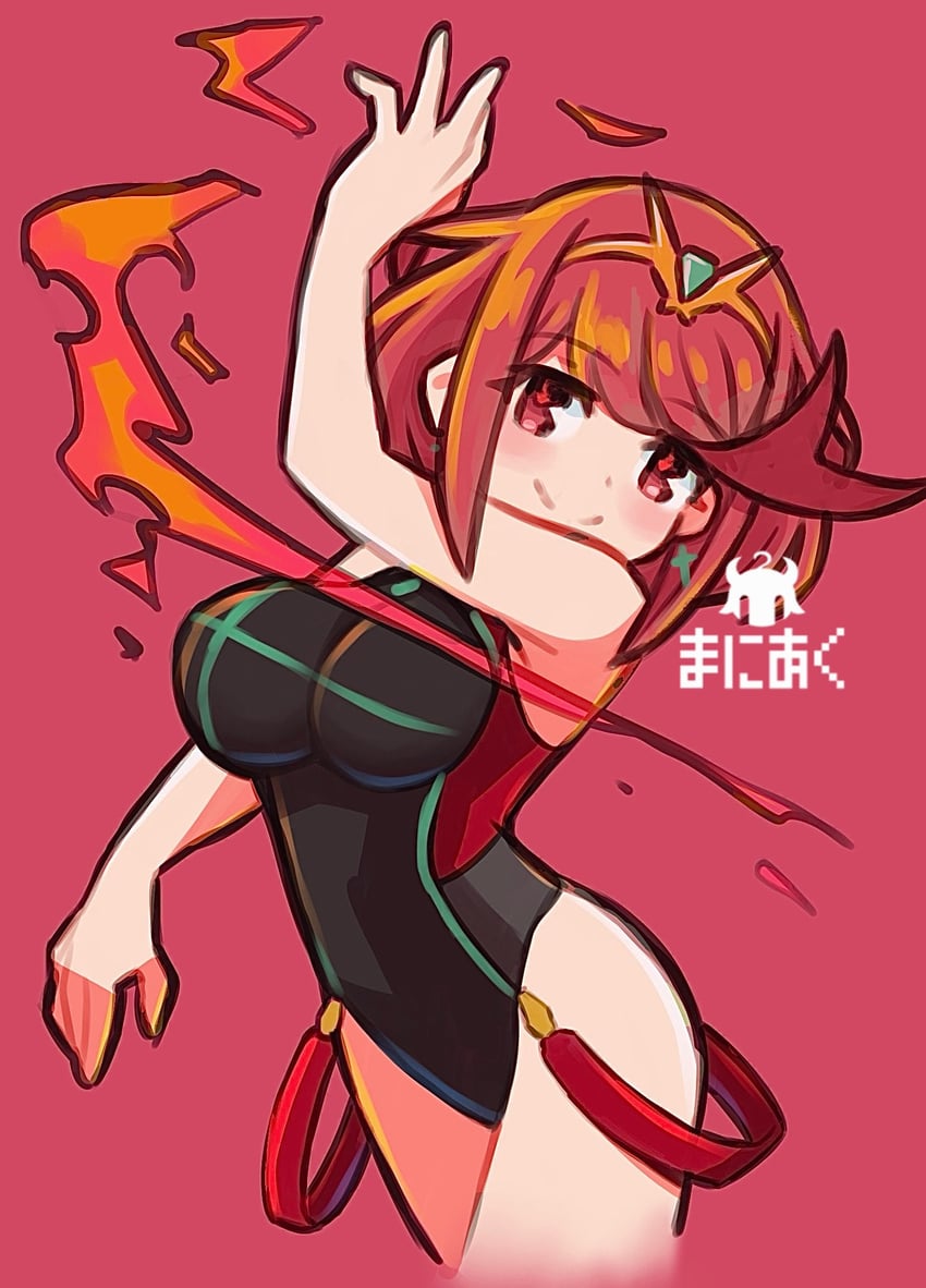 pyra (xenoblade chronicles and 1 more) drawn by ma2acworks