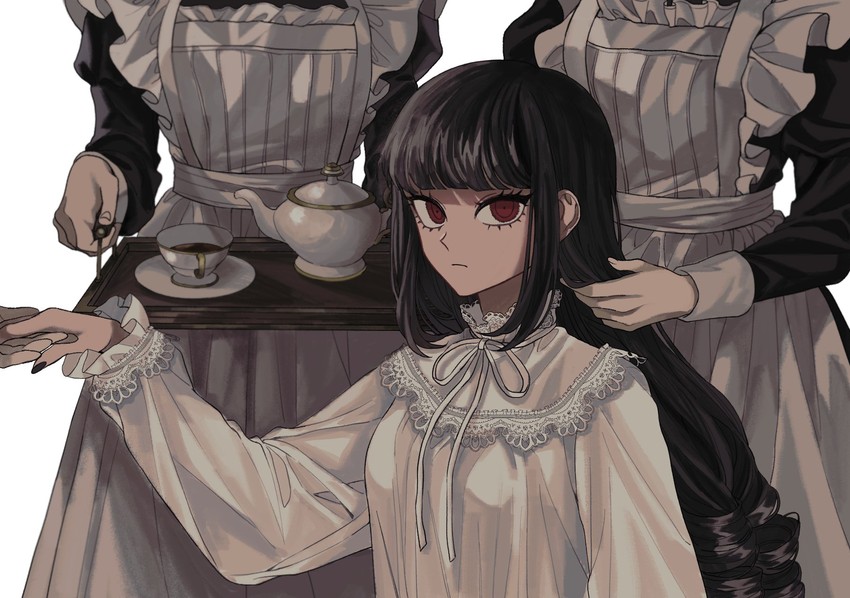celestia ludenberg (danganronpa and 1 more) drawn by bong_(0u0bon)