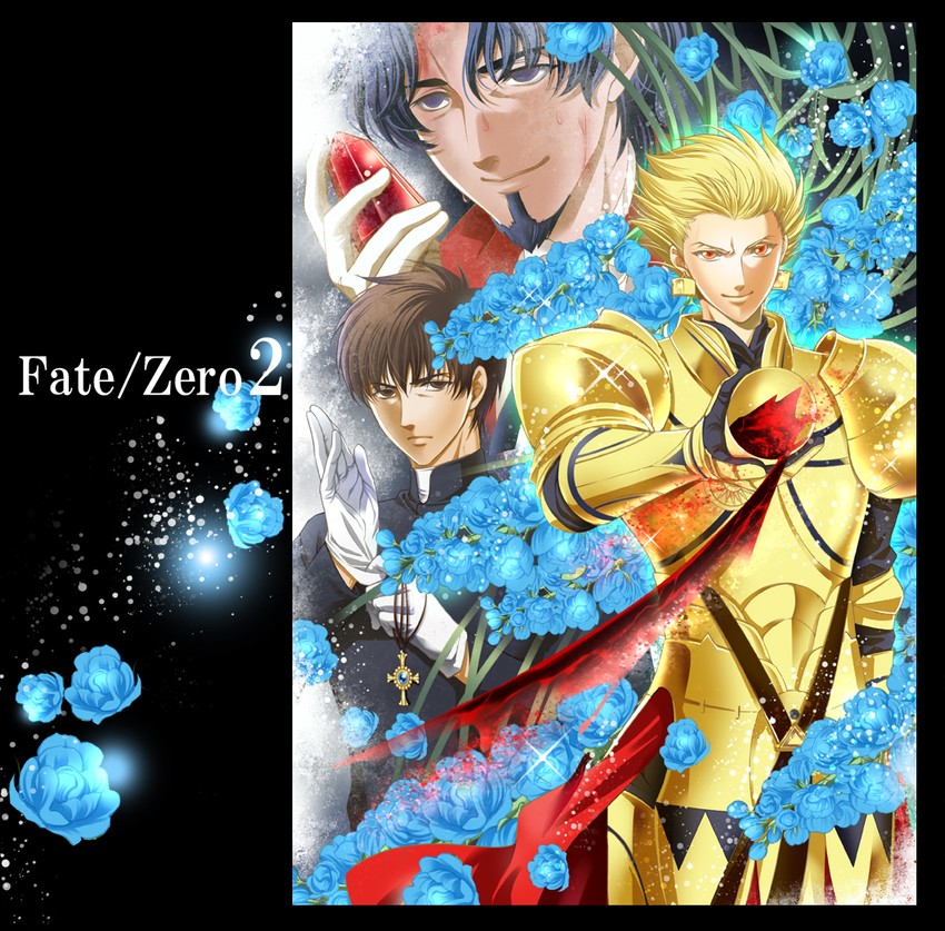 gilgamesh, kotomine kirei, and tohsaka tokiomi (fate and 1 more) drawn by fujisawateikoku