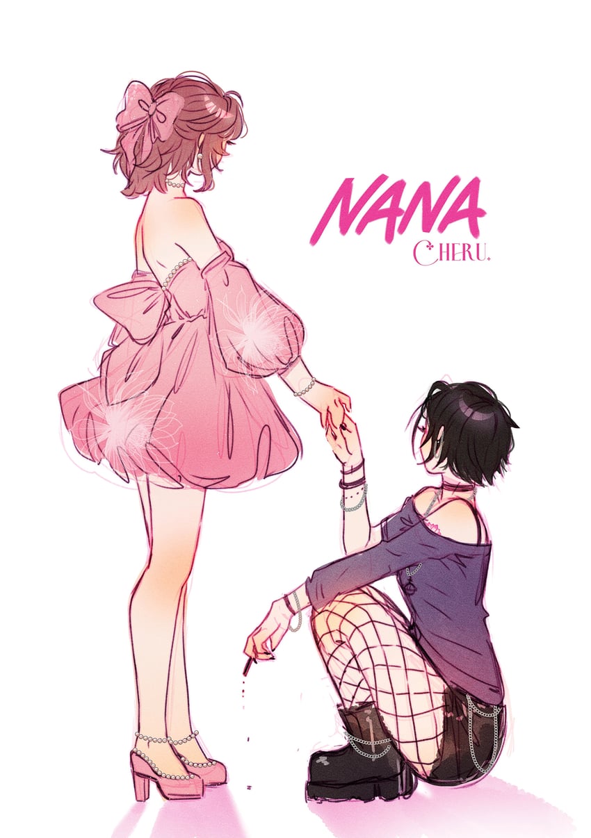 osaki nana and komatsu nana (nana) drawn by cheru_(cheruleanart)