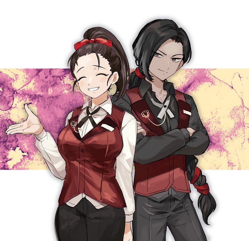 saude and effie (project moon and 1 more) drawn by medu_(rubish)