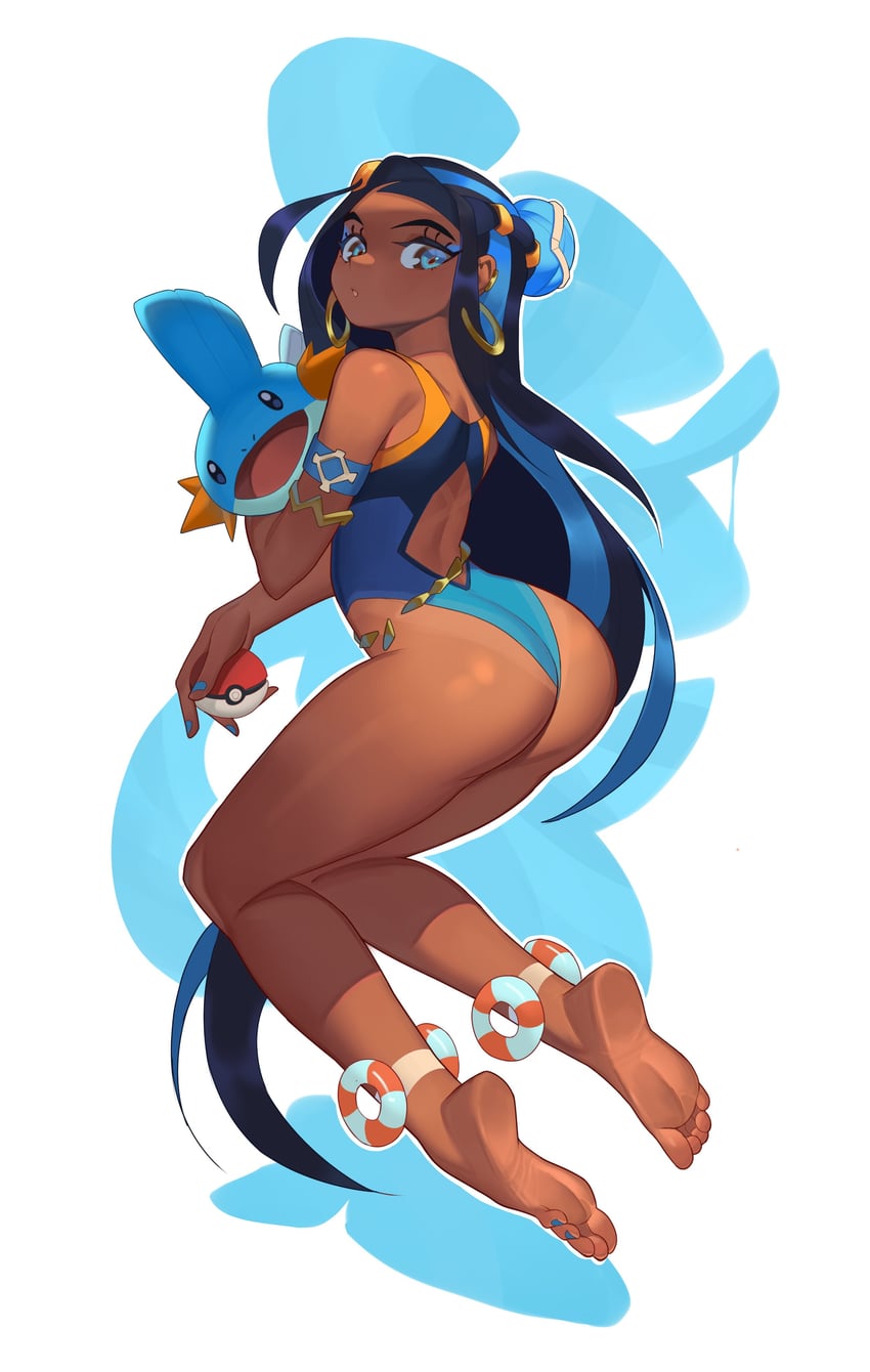 nessa and mudkip (pokemon and 1 more) drawn by roxy_thefoxy