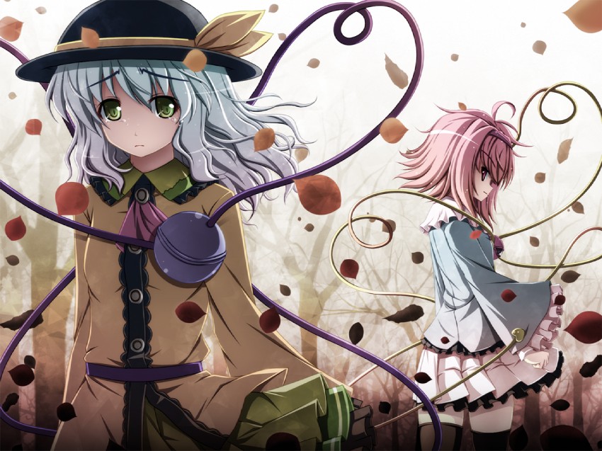 komeiji koishi and komeiji satori (touhou) drawn by akashio_(loli_ace)