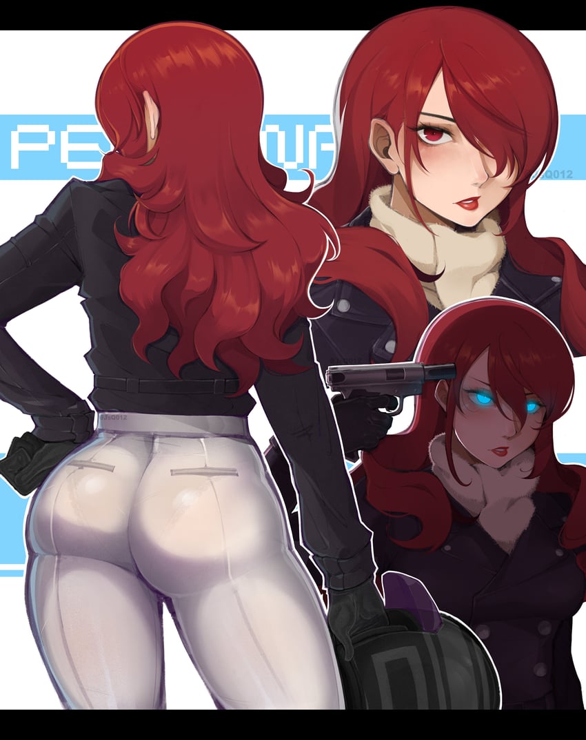 kirijou mitsuru (persona and 2 more) drawn by jsq012