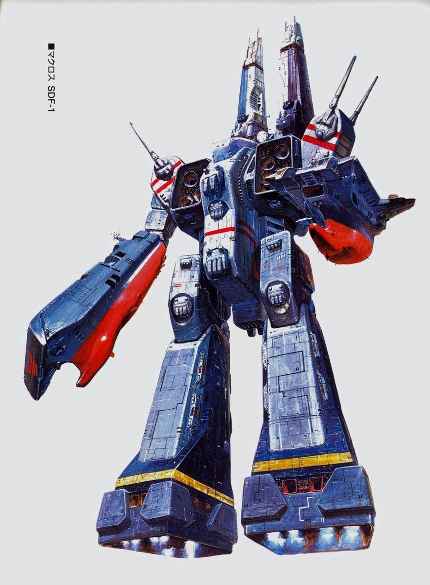 sdf-1 (macross and 1 more) drawn by takani_yoshiyuki
