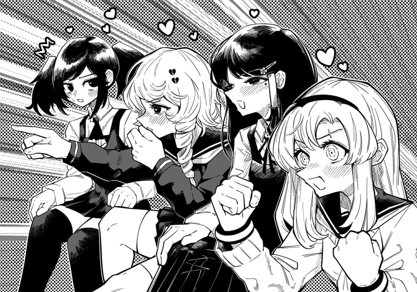 koishikawa iko, dunant pilse, tennouji ai, and kirahoshi aika (shy) drawn by aygoftenover