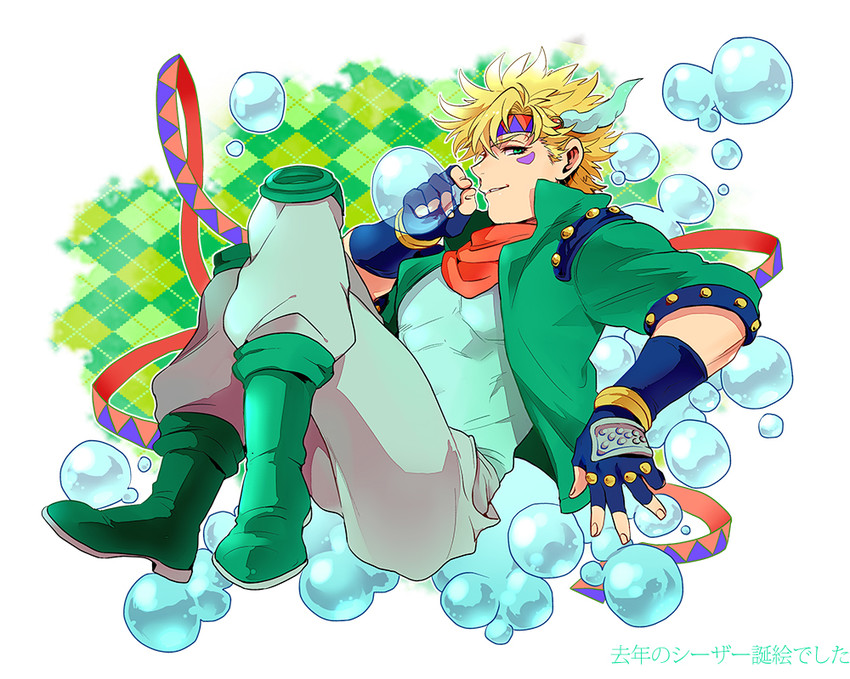 caesar anthonio zeppeli (jojo no kimyou na bouken and 1 more) drawn by hamadaichi