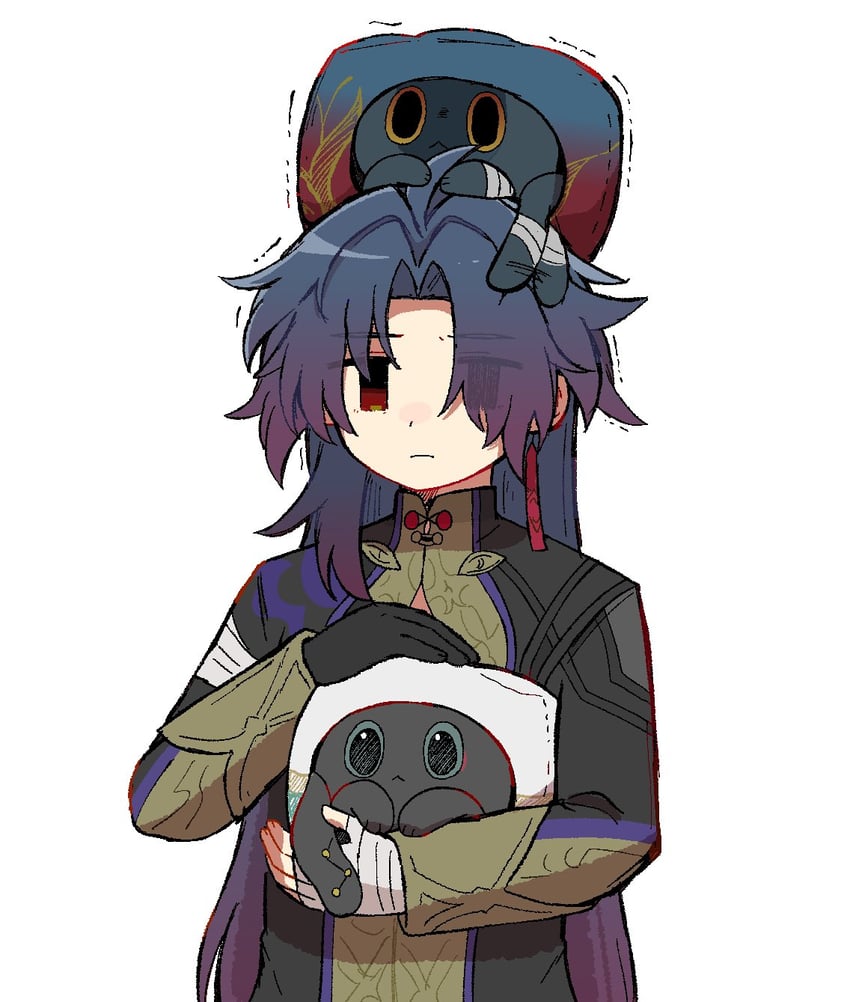 dan heng and blade (honkai and 1 more) drawn by hara_(nanohara)