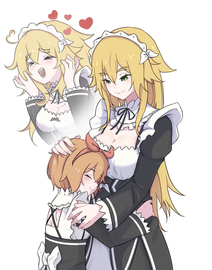 petra leyte and frederica baumann (re:zero kara hajimeru isekai seikatsu) drawn by dagm_(user_wnzk4532)
