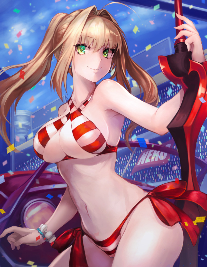 nero claudius (fate and 1 more) drawn by omoti_(1201208)
