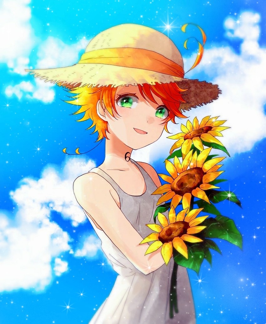 emma (yakusoku no neverland) drawn by kitimoop