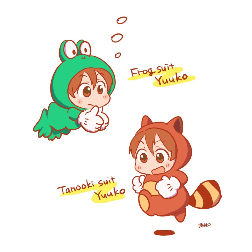 aioi yuuko (mario and 2 more) drawn by sun_visor_(mata69)
