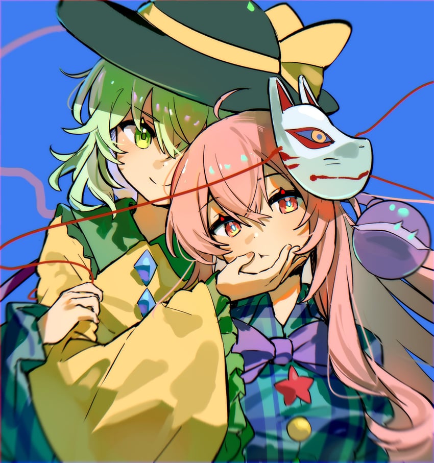 komeiji koishi and hata no kokoro (touhou) drawn by maisuiren