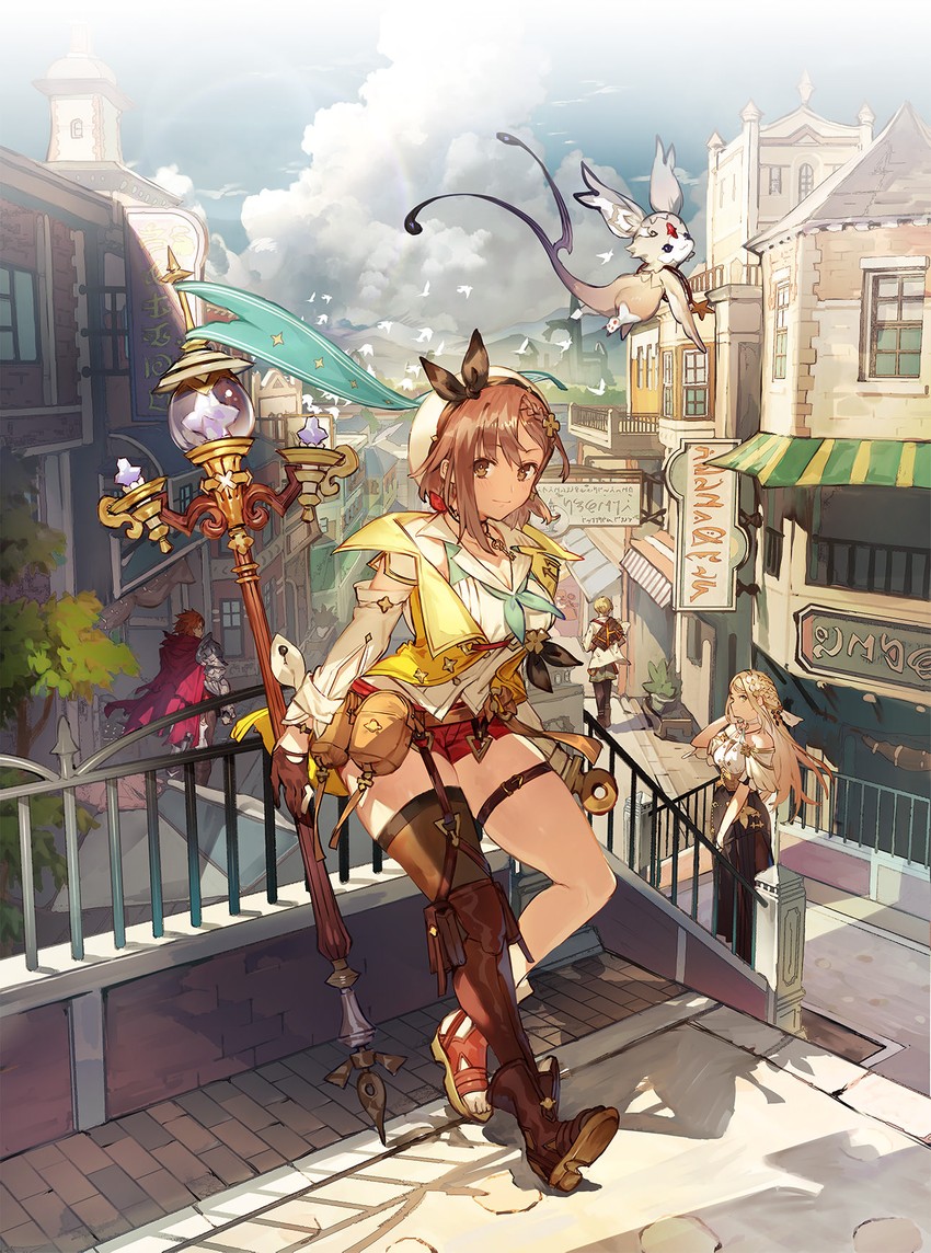 reisalin stout, klaudia valentz, lent marslink, tao mongarten, and fi (atelier and 2 more) drawn by toridamono