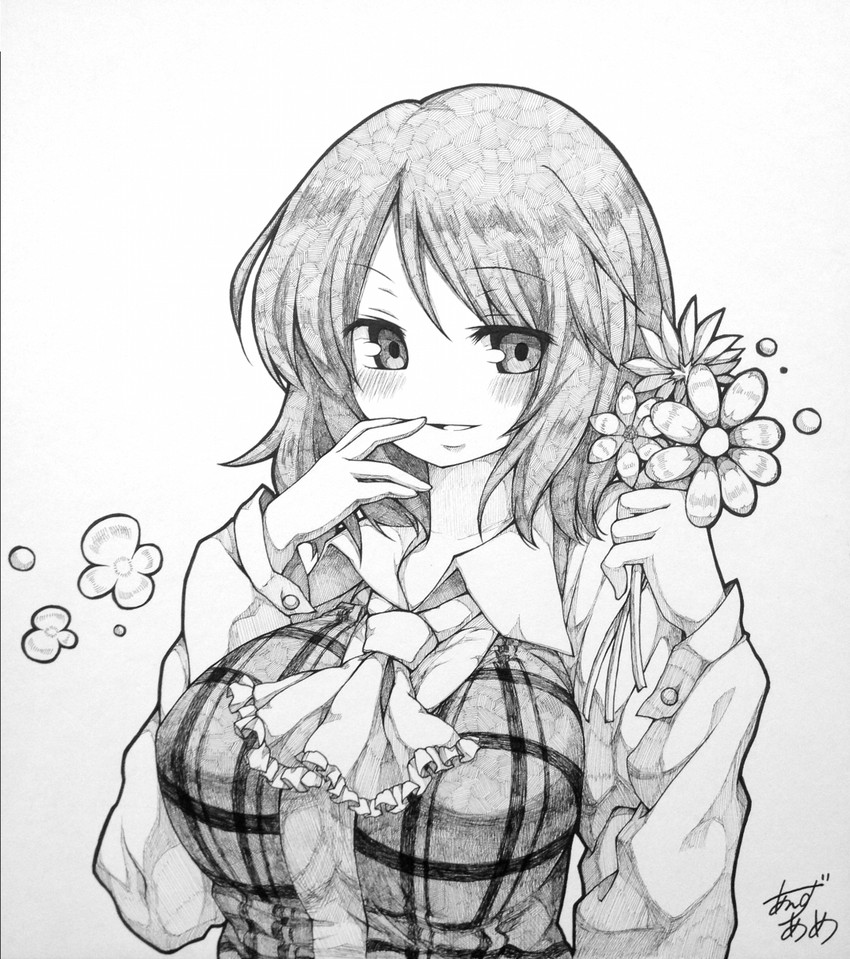 kazami yuuka (touhou) drawn by anzu_ame