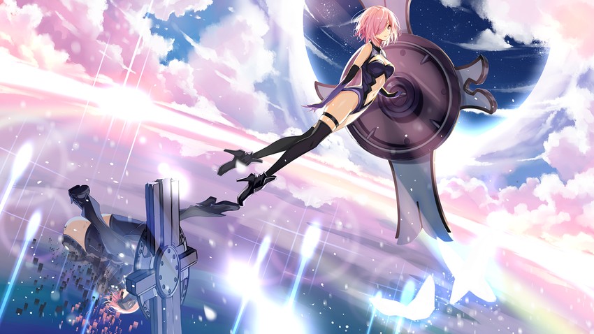 mash kyrielight (fate and 1 more) drawn by augu_(523764197)