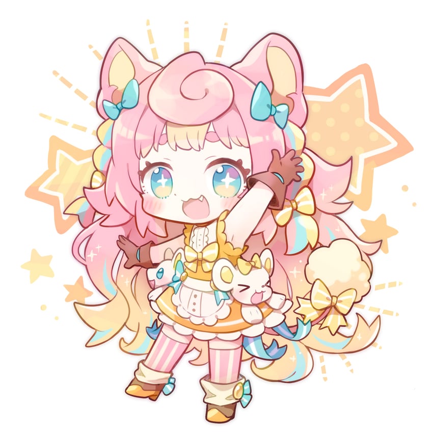 korone pochi (indie virtual youtuber) drawn by okamori_kuo