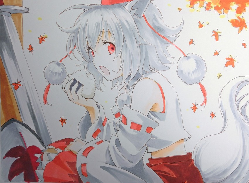 inubashiri momiji (touhou) drawn by beluo77