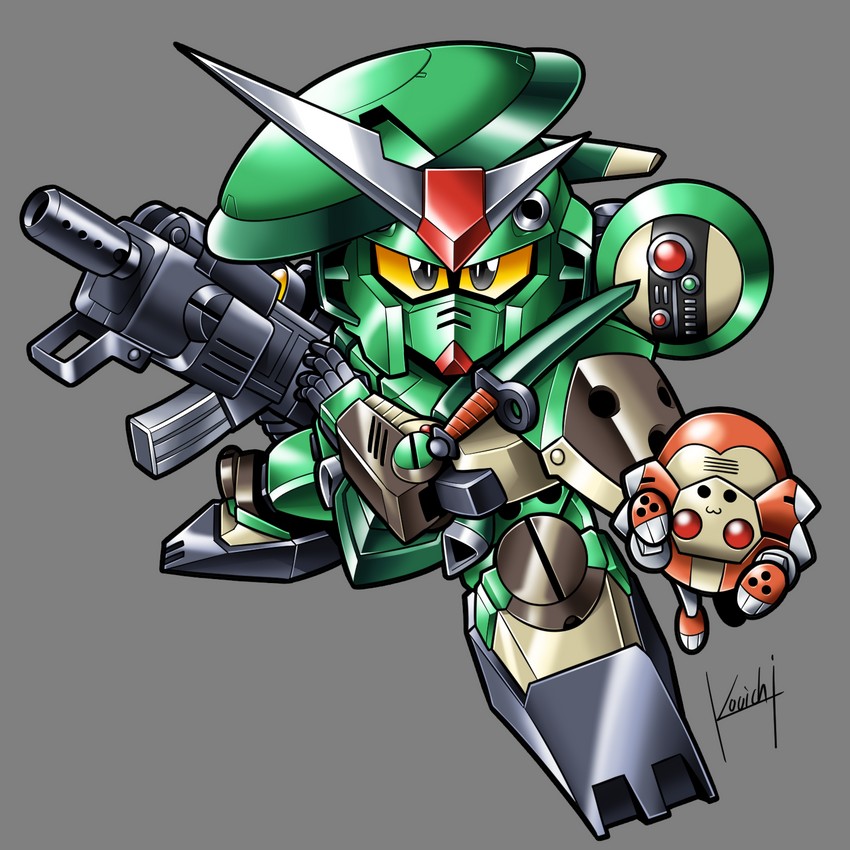 green beret gundam (gundam and 2 more) drawn by kouichi_(kouichi-129)