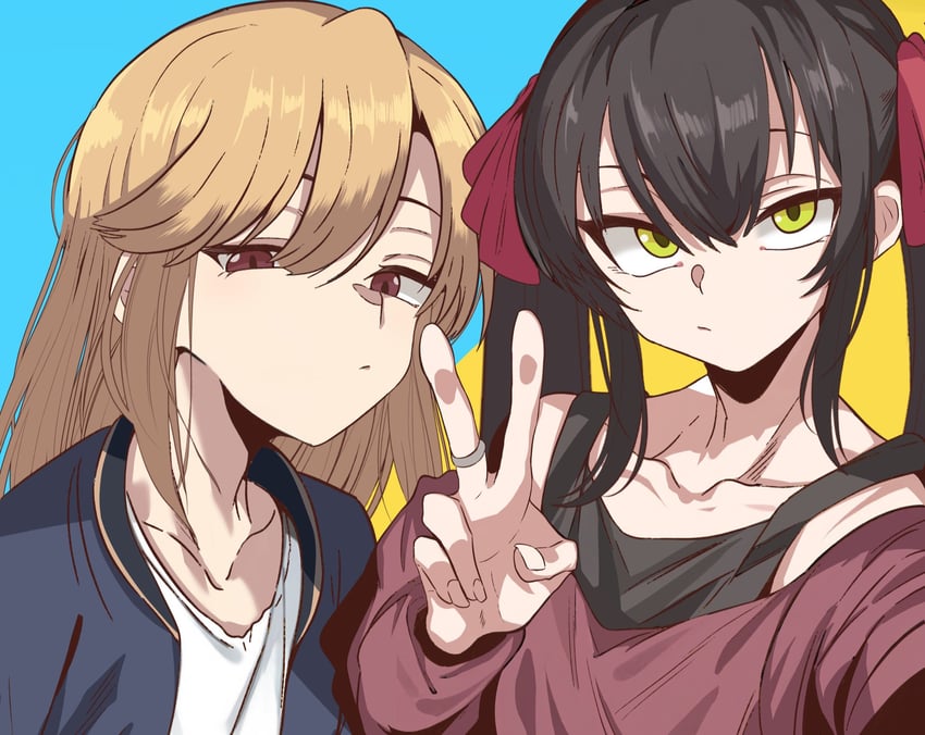 yuuki haru and matoba risa (idolmaster and 1 more) drawn by kazuta1000