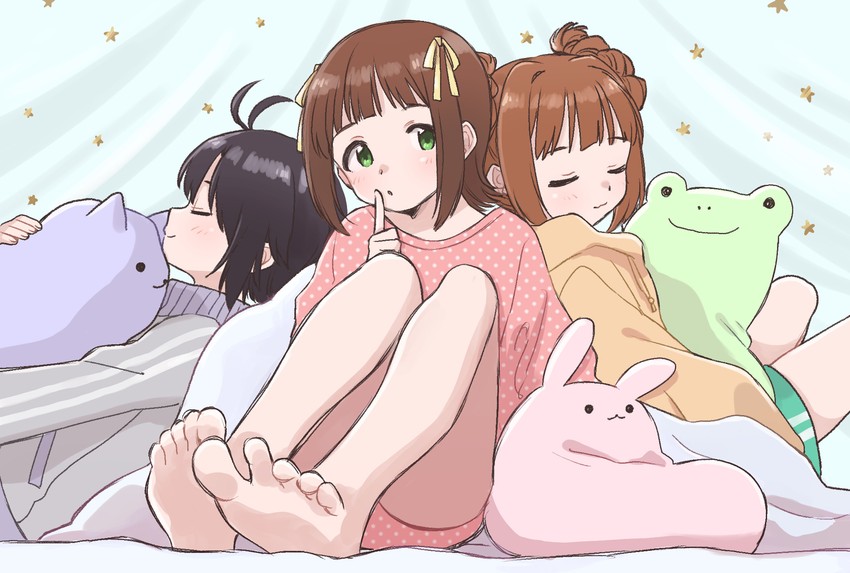 amami haruka, kikuchi makoto, and takatsuki yayoi (idolmaster) drawn by naruse_ill