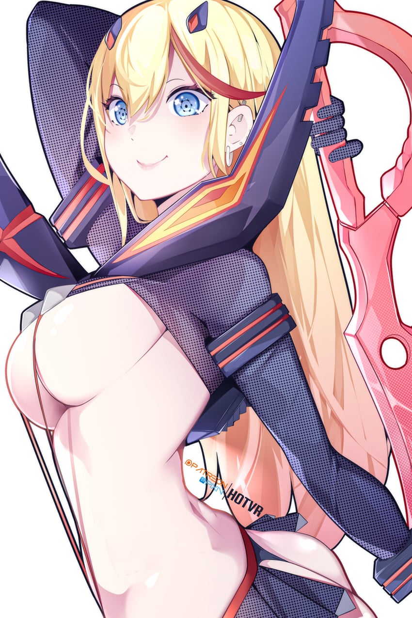 matoi ryuuko, kitagawa marin, and senketsu (kill la kill and 1 more) drawn by hot_vr