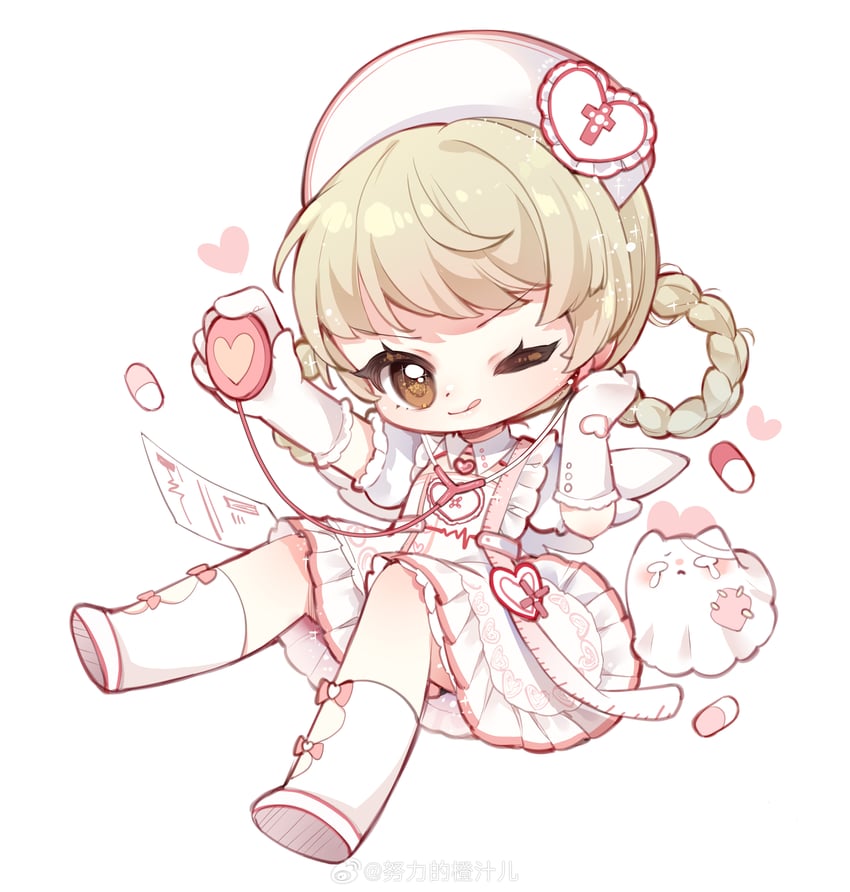 sweet diagnosis (nikki and 1 more) drawn by nuli_de_chengzhi_er