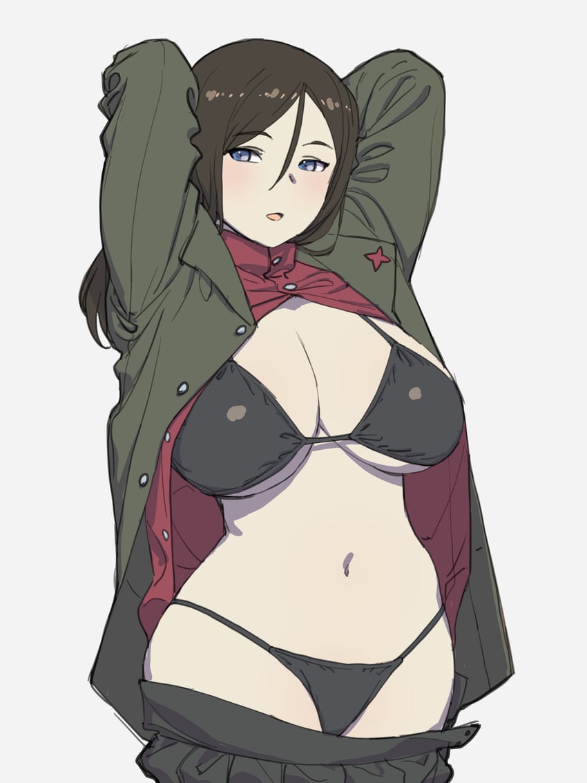 nonna (girls und panzer) drawn by onsen_tamago_(hs_egg)