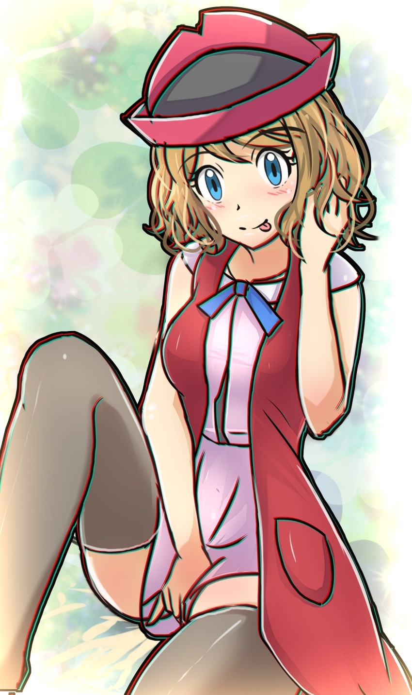 serena (pokemon and 1 more) drawn by shou_zong