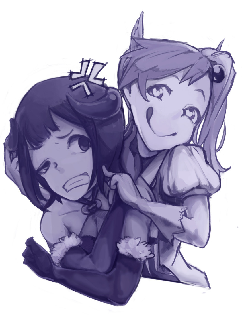 amami haruka and futami mami (idolmaster) drawn by toro3